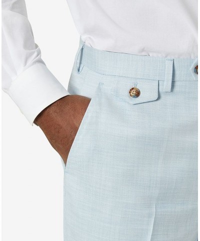 Men's Classic-Fit Light Blue Suit Pants Blue $66.60 Suits