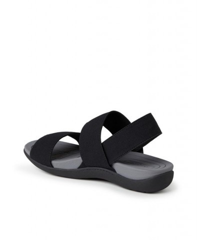 Women's Sloane Back Strap Sandals Black $28.20 Shoes