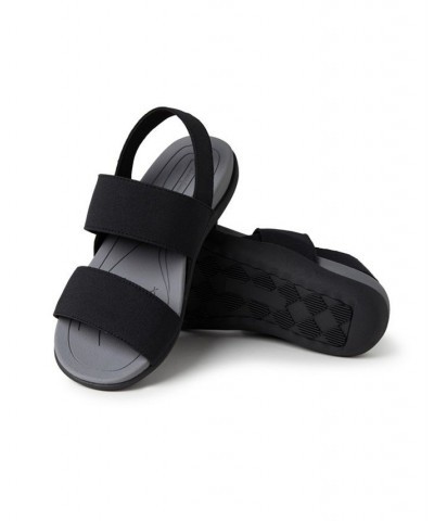 Women's Sloane Back Strap Sandals Black $28.20 Shoes