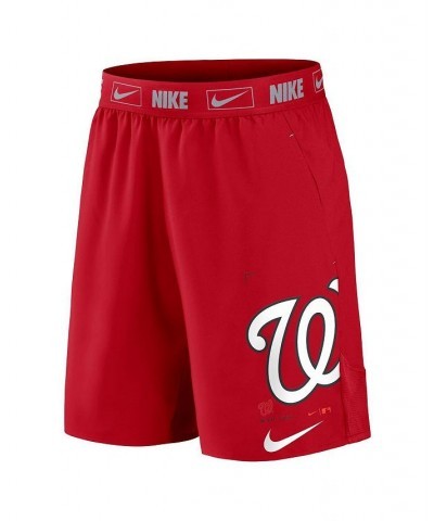 Men's Red Washington Nationals Bold Express Performance Shorts $23.65 Shorts