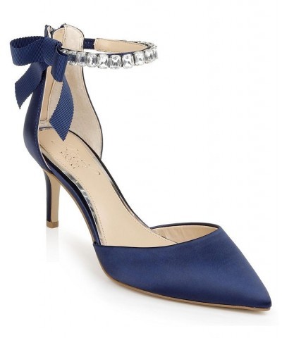 Women's Jaycee Evening Pump Blue $59.34 Shoes