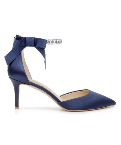 Women's Jaycee Evening Pump Blue $59.34 Shoes