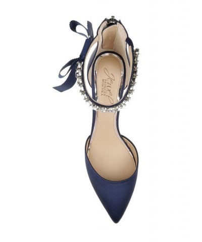 Women's Jaycee Evening Pump Blue $59.34 Shoes