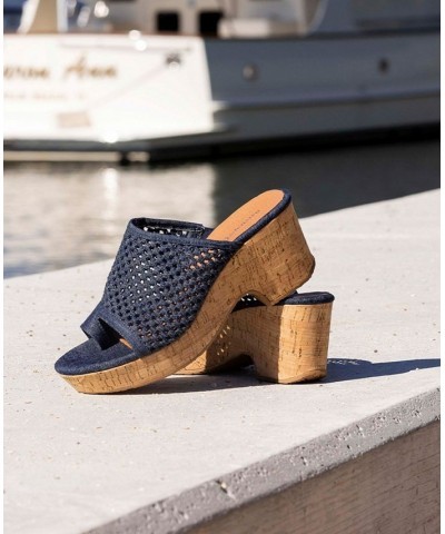 Bethie Wedge Slide Sandals PD08 $43.35 Shoes