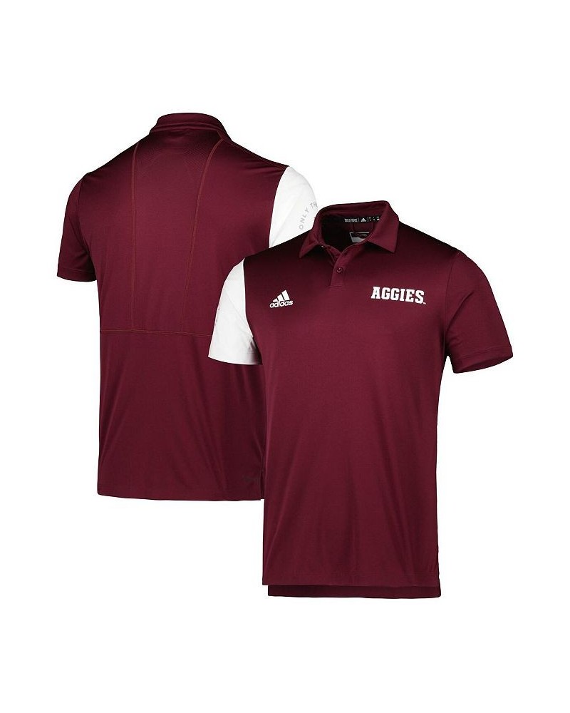 Men's Maroon Texas A&M Aggies AEROREADY Polo Shirt $36.00 Polo Shirts