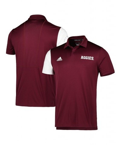 Men's Maroon Texas A&M Aggies AEROREADY Polo Shirt $36.00 Polo Shirts