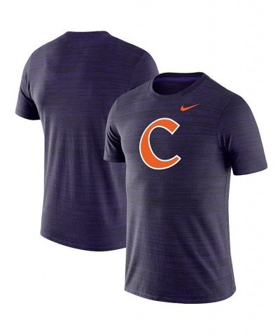 Men's Purple Clemson Tigers Alternate Logo Velocity Legend Performance T-shirt $25.85 T-Shirts