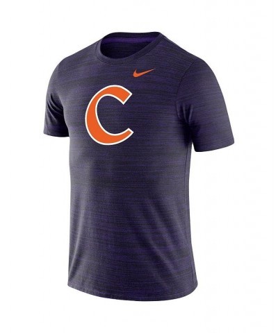 Men's Purple Clemson Tigers Alternate Logo Velocity Legend Performance T-shirt $25.85 T-Shirts