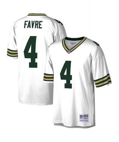 Men's Brett Favre White Green Bay Packers 1996 Legacy Replica Jersey $68.00 Jersey