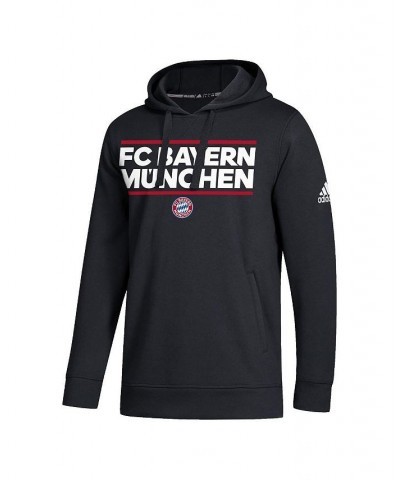 Men's Black Bayern Munich Lockup Pullover Hoodie $26.88 Sweatshirt