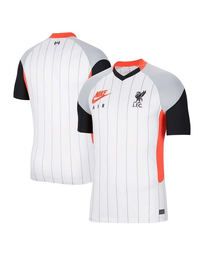 Men's White Liverpool 2020/21 Fourth Stadium Air Max Replica Jersey $49.00 Jersey