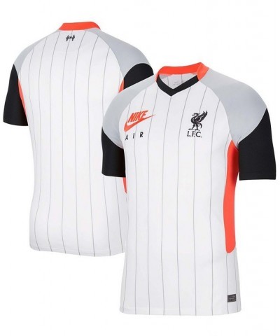 Men's White Liverpool 2020/21 Fourth Stadium Air Max Replica Jersey $49.00 Jersey