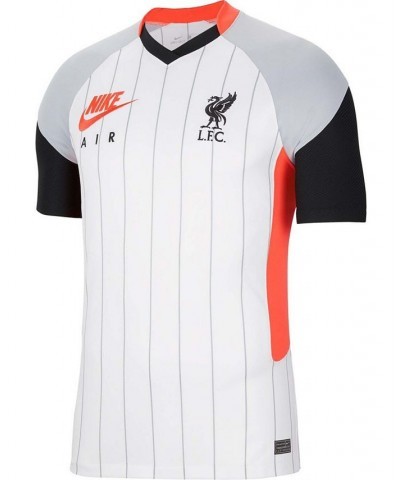 Men's White Liverpool 2020/21 Fourth Stadium Air Max Replica Jersey $49.00 Jersey