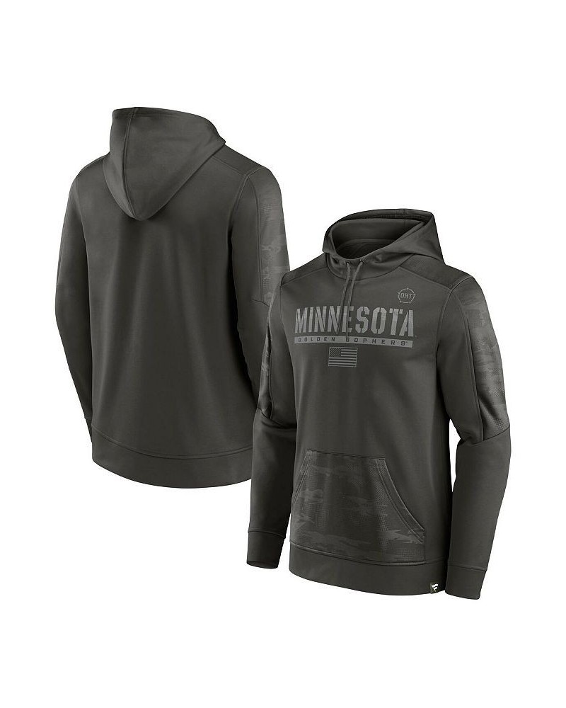 Men's Branded Olive Minnesota Golden Gophers OHT Military-Inspired Appreciation Guardian Pullover Hoodie $31.50 Sweatshirt