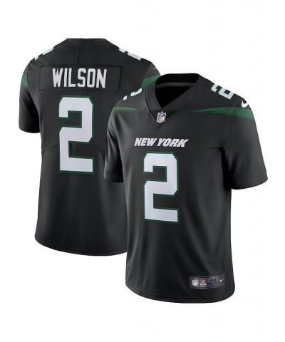 Men's Zach Wilson Stealth Black New York Jets Vapor Limited Jersey $42.90 Jersey