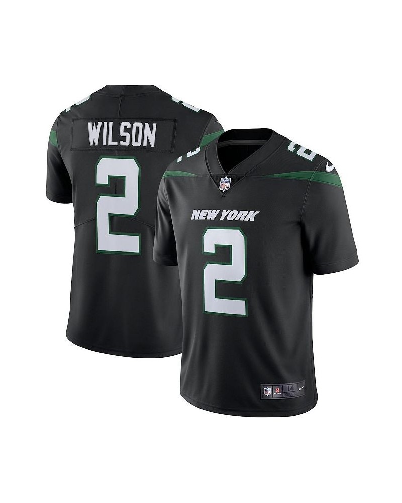 Men's Zach Wilson Stealth Black New York Jets Vapor Limited Jersey $42.90 Jersey