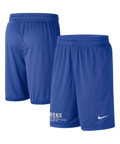 Men's Royal Duke Blue Devils Performance Mesh Shorts $21.16 Shorts