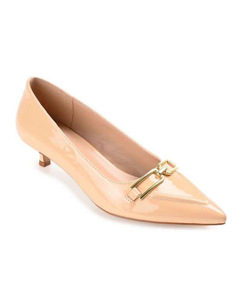 Women's Rumi Heels Tan/Beige $35.20 Shoes