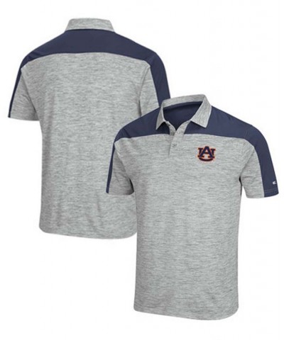 Men's Gray-Navy Auburn Tigers Einstein Polo $22.55 Polo Shirts