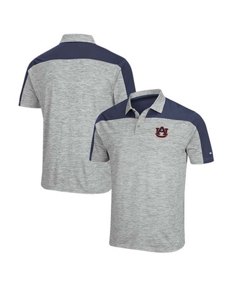 Men's Gray-Navy Auburn Tigers Einstein Polo $22.55 Polo Shirts