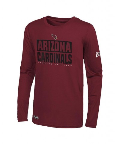 Men's Cardinal Arizona Cardinals Combine Authentic Offsides Long Sleeve T-shirt $19.78 T-Shirts