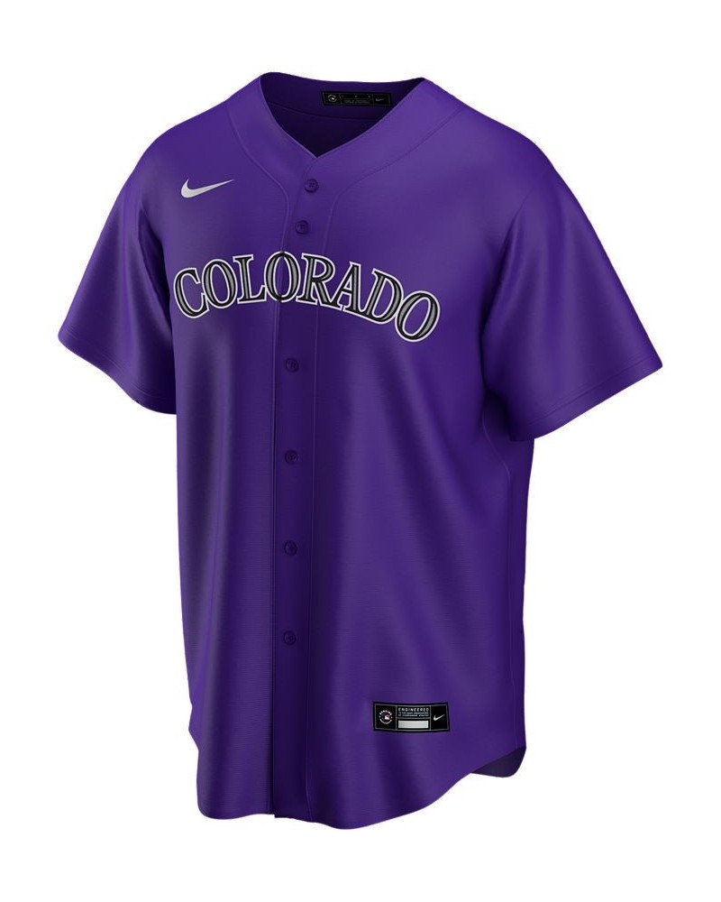 Men's Colorado Rockies Official Blank Replica Jersey $43.75 Jersey