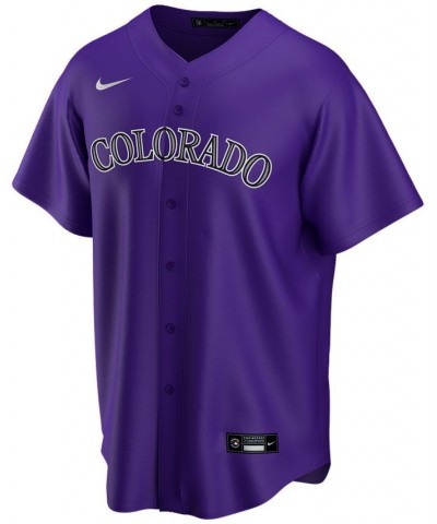 Men's Colorado Rockies Official Blank Replica Jersey $43.75 Jersey