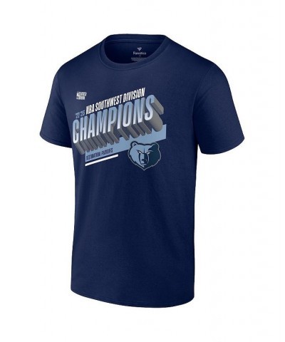 Men's Branded Navy Memphis Grizzlies 2023 Southwest Division Champions Locker Room T-shirt $29.99 T-Shirts