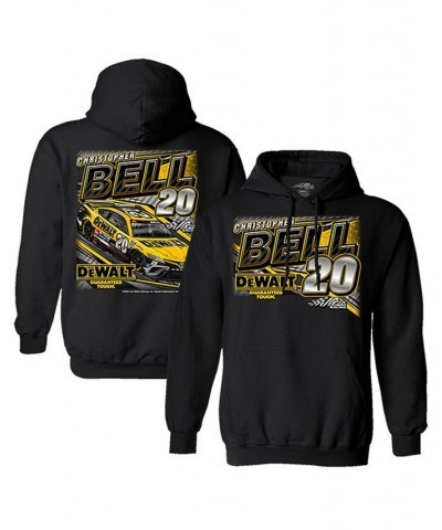 Men's Black Christopher Bell 2023 20 DeWalt Pullover Hoodie $38.24 Sweatshirt