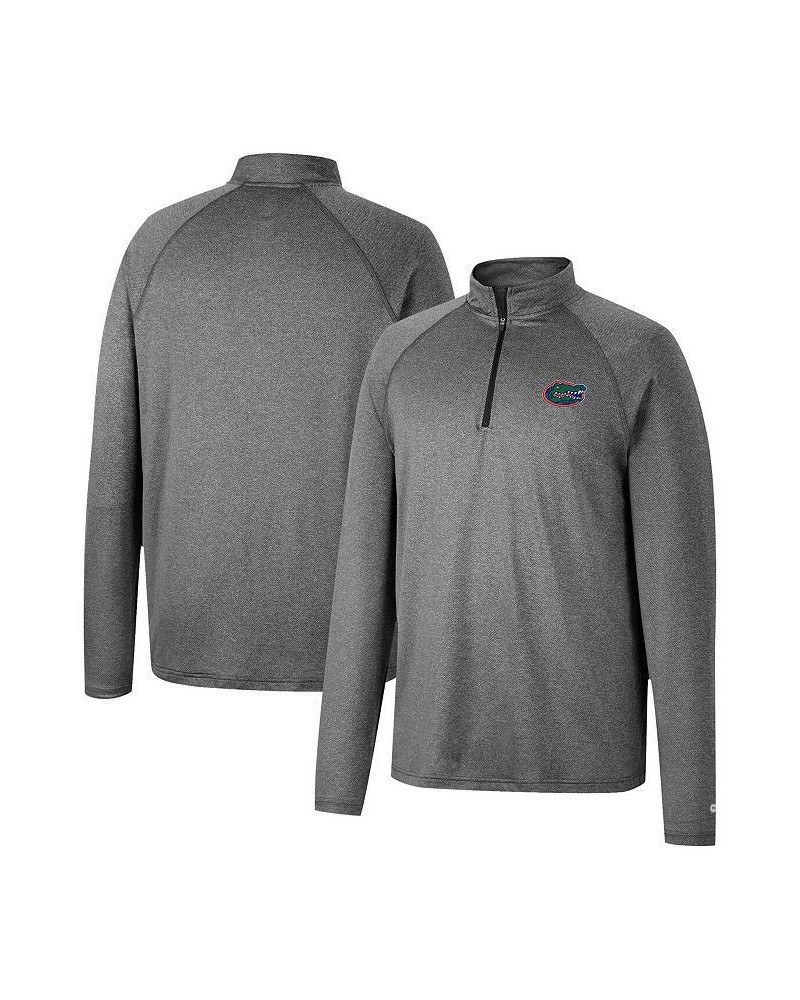 Men's Heathered Gray Florida Gators Earth First Raglan Quarter-Zip Windshirt $31.85 Sweatshirt