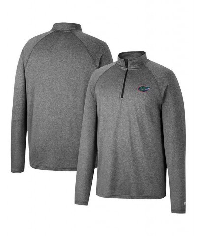 Men's Heathered Gray Florida Gators Earth First Raglan Quarter-Zip Windshirt $31.85 Sweatshirt