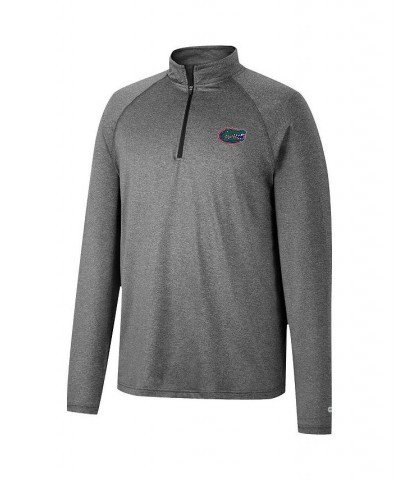 Men's Heathered Gray Florida Gators Earth First Raglan Quarter-Zip Windshirt $31.85 Sweatshirt