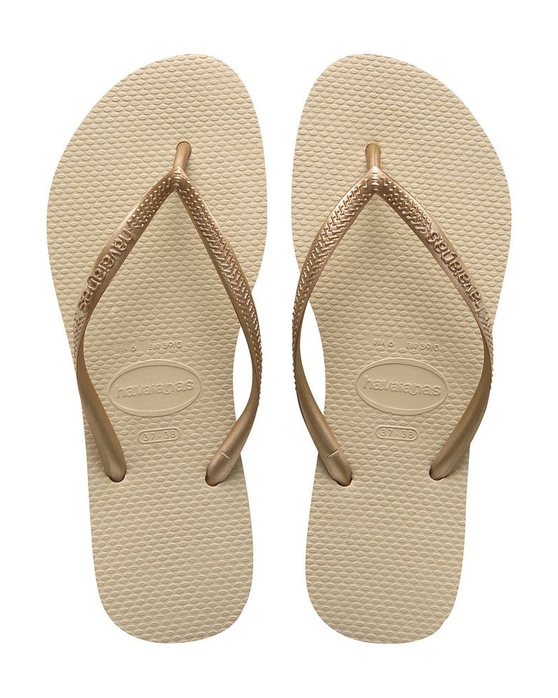 Women's Slim Flip-flop Sandals PD06 $15.04 Shoes