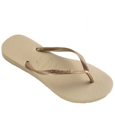 Women's Slim Flip-flop Sandals PD06 $15.04 Shoes