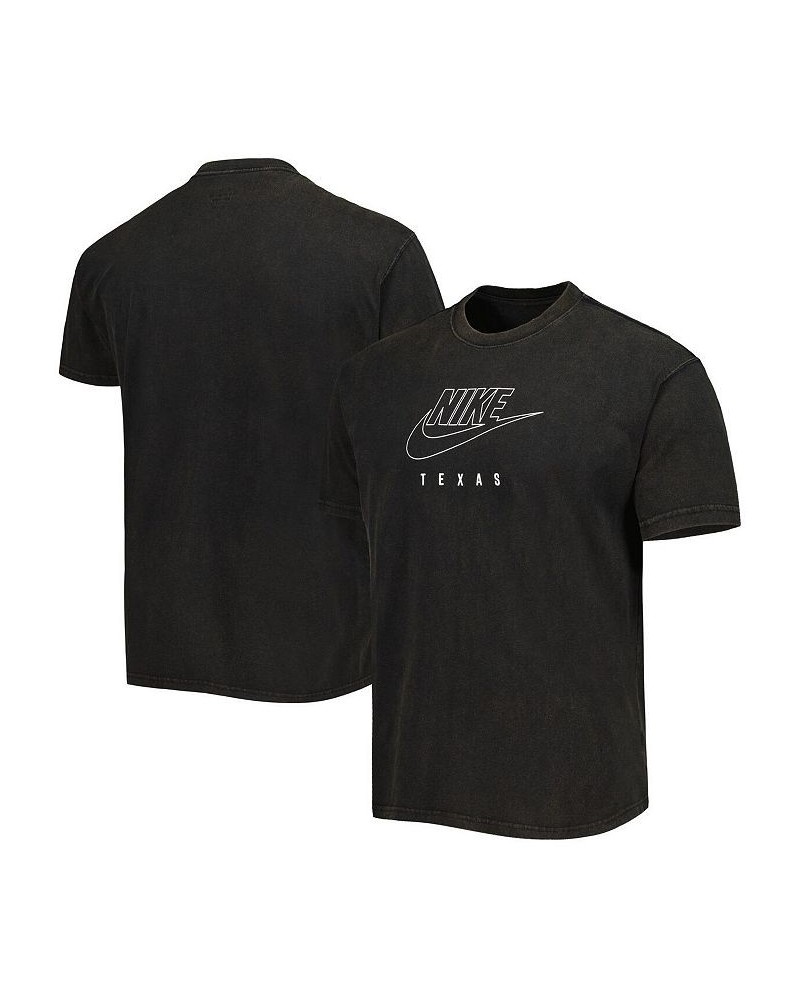 Men's Charcoal Texas Longhorns Washed Max90 T-shirt $22.05 T-Shirts