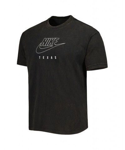 Men's Charcoal Texas Longhorns Washed Max90 T-shirt $22.05 T-Shirts