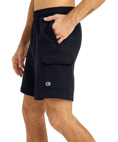 Men's Powerblend 8" Cargo Shorts Blue $17.20 Shorts