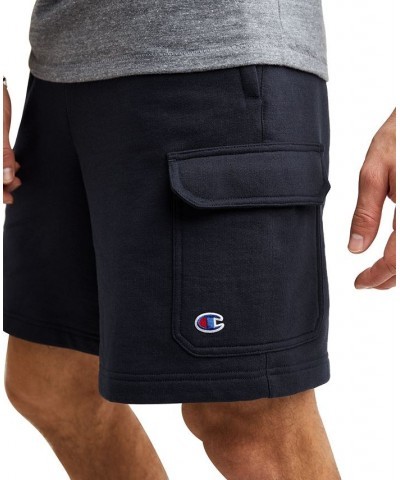 Men's Powerblend 8" Cargo Shorts Blue $17.20 Shorts