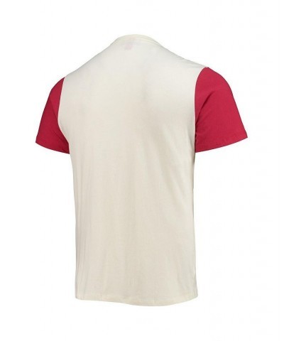 Men's Cream Atlanta United FC Color Block T-shirt $23.65 T-Shirts