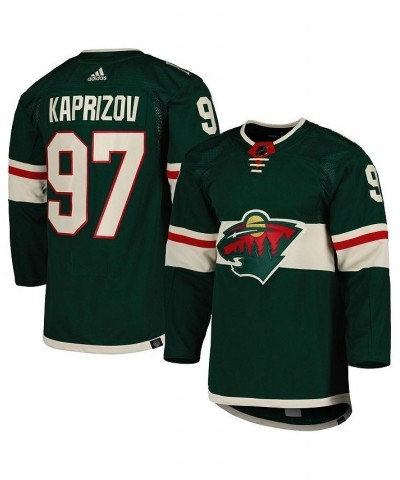 Men's Kirill Kaprizov Green Minnesota Wild Primegreen Authentic Pro Home Player Jersey $74.62 Jersey