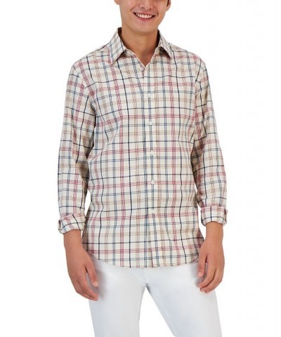 Men's Palermo Plaid Shirt White $19.27 Shirts