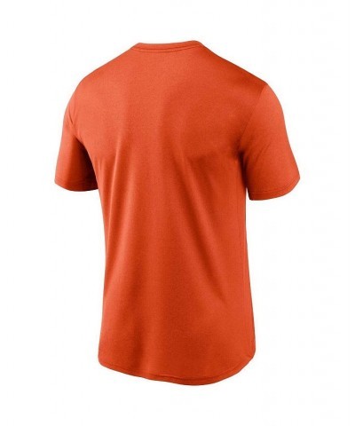 Men's Orange Chicago Bears Logo Essential Legend Performance T-shirt $17.60 T-Shirts