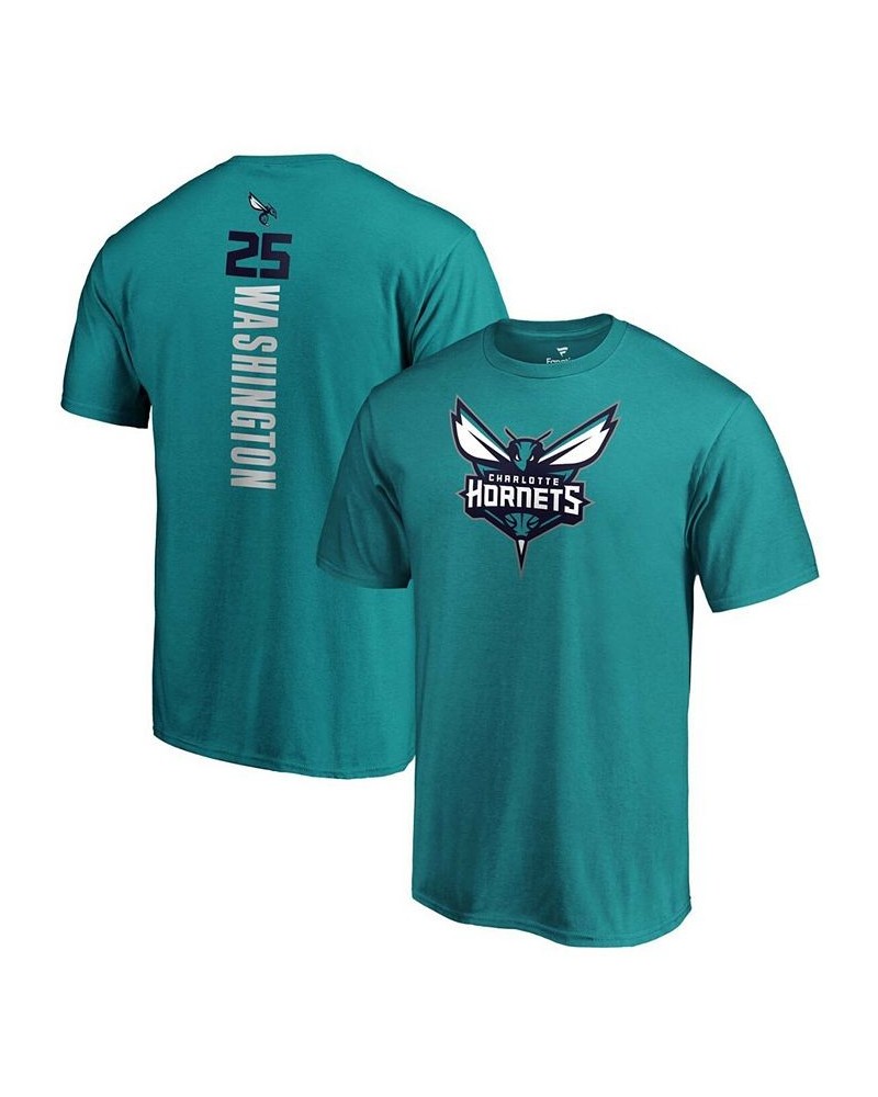 Men's PJ Washington Teal Charlotte Hornets Playmaker Name and Number Team Logo T-shirt $16.32 T-Shirts