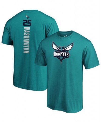 Men's PJ Washington Teal Charlotte Hornets Playmaker Name and Number Team Logo T-shirt $16.32 T-Shirts