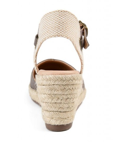 Women's Ashlyn Espadrille Sandals Gray $40.00 Shoes