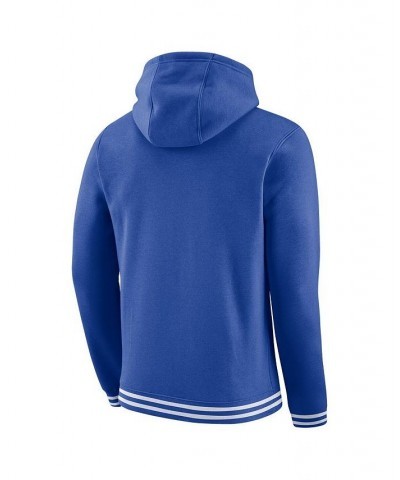 Men's Royal Duke Blue Devils Sketch Retro Pullover Hoodie $25.42 Sweatshirt