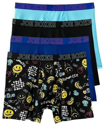 Men's Graffiti Performance Boxer Briefs, Pack of 4 $24.00 Underwear