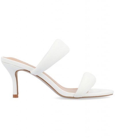 Women's Mellody Puff Heels White $50.34 Shoes