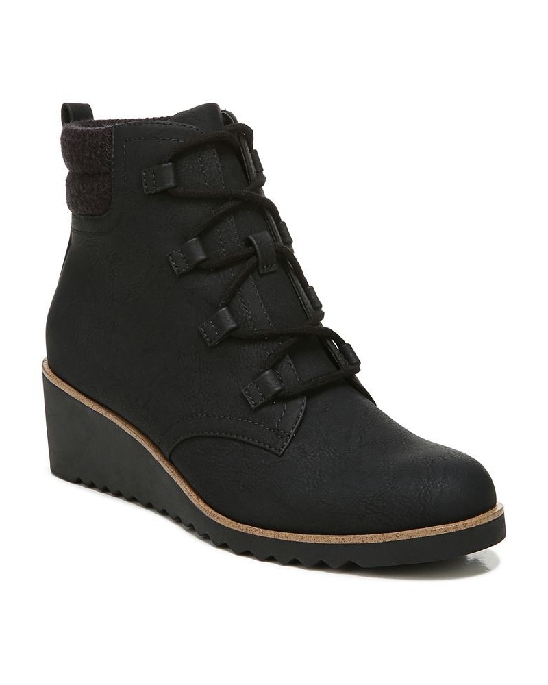 Zone Booties Black Microsuede $40.95 Shoes