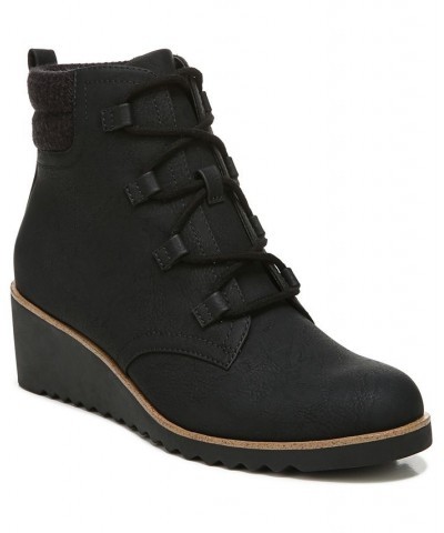 Zone Booties Black Microsuede $40.95 Shoes